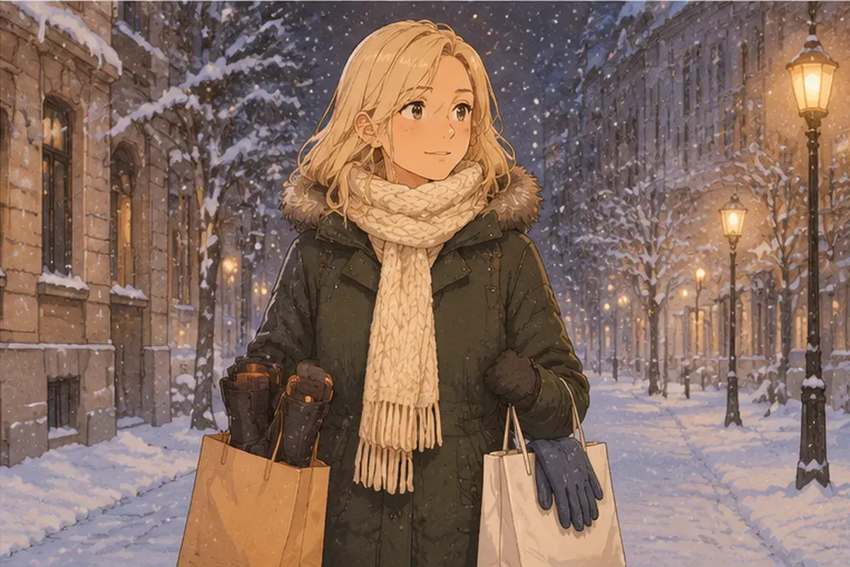 Кадр 4 из 11 к тексту «Белград не изменился»: Снег в Екатеринбурге выпал раньше обычного, а январь в Белграде не тёплый, поэтому я купила зимние сапоги и перчатки.
