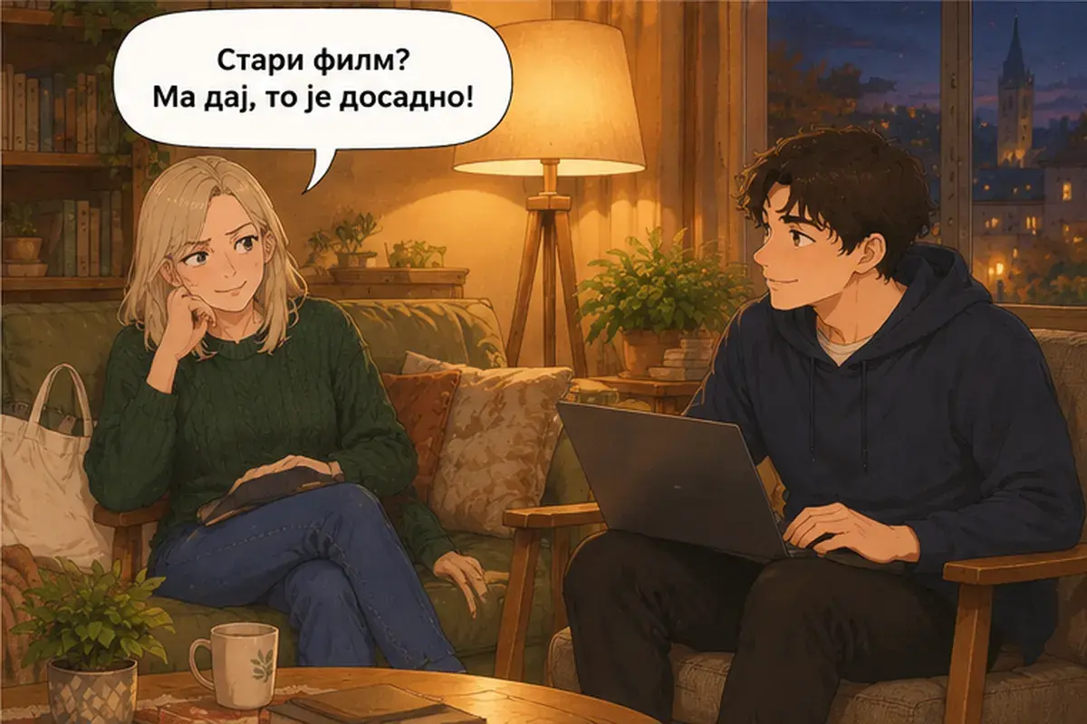 Кадр 8 из 13 к тексту «Да ладно, это скучно!»: «Старый фильм? Да ладно, это скучно!»