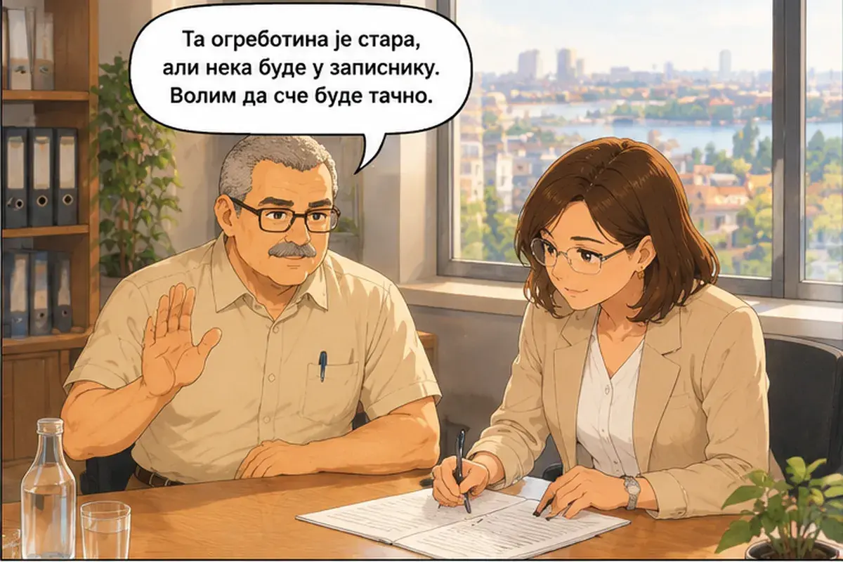 Кадр 10 из 14 к тексту «Будем читать договор пункт за пунктом»: «Эта царапина старая, но пусть будет в акте. Я люблю, чтобы всё было точно.»